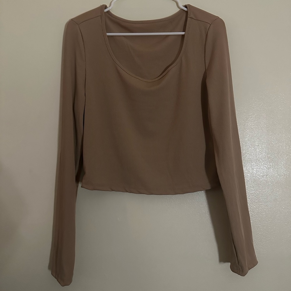 SHEIN long sleeve crop top